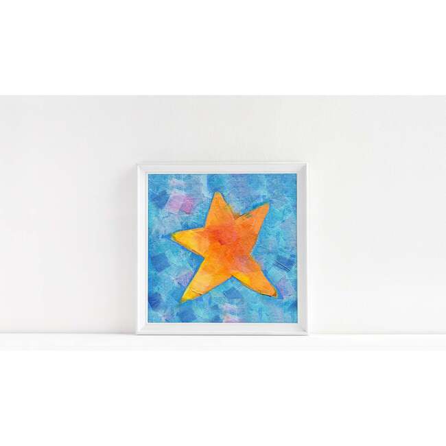 Dancing Star Print 11x14 Vertical Frame, Yellow - Wall Décor - 2