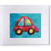 Car Print 11x14 Horizontal Frame, Red - Wall Décor - 1 - thumbnail