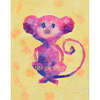 Cheeky Monkey Print 8x10 Vertical Frame, Purple - Wall Décor - 2