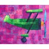 Colorful Airplane Print 11x14 Horizontal Frame, Pink - Wall Décor - 2