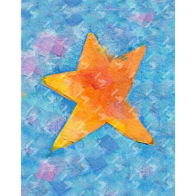 Dancing Star Print 8x10 Horizontal Frame, Yellow - Wall Décor - 4