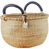 Big Blue Moma Bolga Basket, Large Round 2 Handle Natural - Storage - 1 - thumbnail