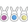 Bunny Tails Sidewalk Chalk - Bubbles/Chalk - 3