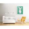 Bunny Print 11x14 Horizontal Frame, White - Wall Décor - 3