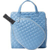 Women's Pickleball Tote, Cornflower Blue & Pebble Liquid - Bags - 1 - thumbnail
