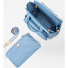 Women's Pickleball Tote, Cornflower Blue & Pebble Liquid - Bags - 4