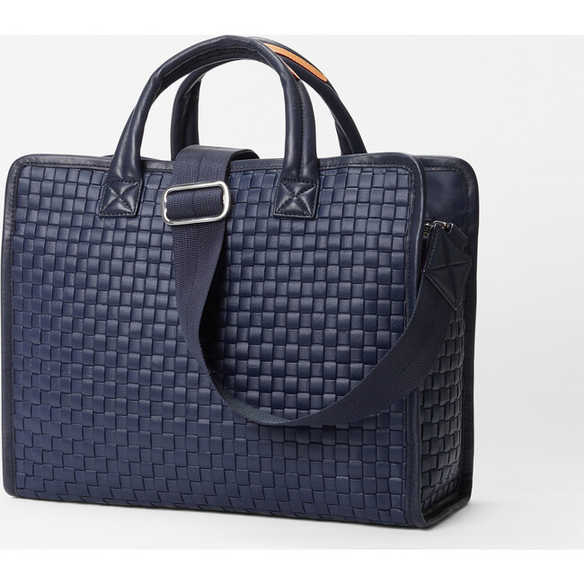 Women's Medium Woven Box Tote, Dawn - Bags - 3