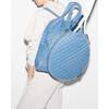 Women's Doubles Tennis Convertible Backpack, Cornflower Blue & Pebble Liquid - Backpacks - 5