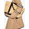 Women's Medium Empire Tote, Camel & Black - Bags - 7