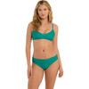 Women's Stella Bralette Bikini Top, Emerald Reflections - Two Pieces - 1 - thumbnail