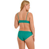 Women's Stella Bralette Bikini Top, Emerald Reflections - Two Pieces - 2