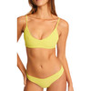 Women's Stella Ribbed Bralette Bikini Top, Citrus - Two Pieces - 2
