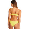 Women's Stella Ribbed Bralette Bikini Top, Citrus - Two Pieces - 3