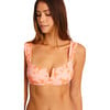 Women's Rory Floral Print Bikini Top, Orange - Two Pieces - 2