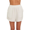 Women's Raya Gauze Short, White - Shorts - 1 - thumbnail