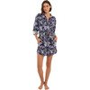 Women's Raya Short, Navy Jungle - Shorts - 1 - thumbnail