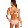 Women's Jessa Floral Print Bikini Bottom, Orange - Two Pieces - 1 - thumbnail