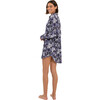 Women's Hampton Shirt, Navy Jungle - Shirts - 2