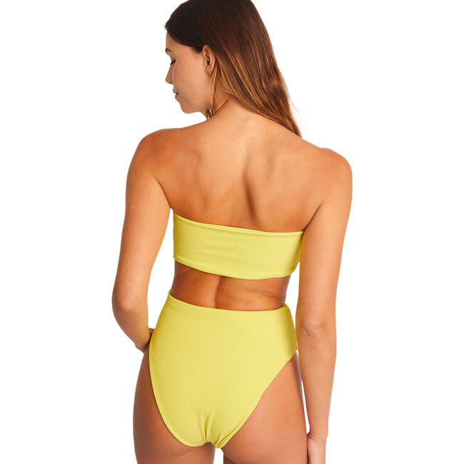 Women's Gigi Ribbed Bikini Bottom, Citrus