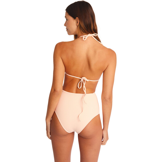 Women's Dakota Ribbed Bikini Bottom, Peach