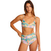 Women's Dakota Print Bikini Bottom, Light & Olive Jungle - Two Pieces - 2