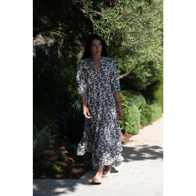 Women's Sienna The Palm Springs Print Maxi Dress, Multicolors - Dresses - 4
