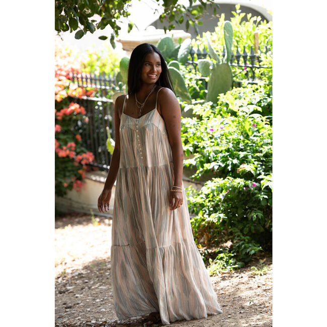 Women's Rio The Desert Print Maxi Dress, Multicolors - Dresses - 3