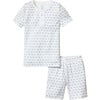 Snug Fit Short Set, Elephants - Pajamas - 1 - thumbnail