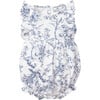 Ruffled Romper, Timeless Toile - Rompers - 1 - thumbnail