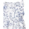 Ruffled Romper, Timeless Toile - Rompers - 3