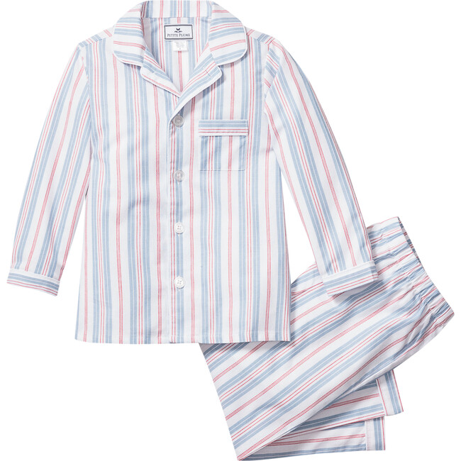 Pajama Set, Vintage French Stripes