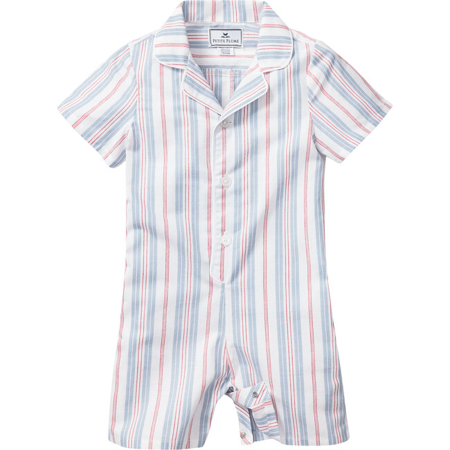 Classic Romper, Vintage French Stripes