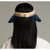 Women's Trixie Packable Visor, Beige/Blue - Hats - 4