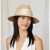 Women's Courtney Packable Fedora, Sand - Hats - 2