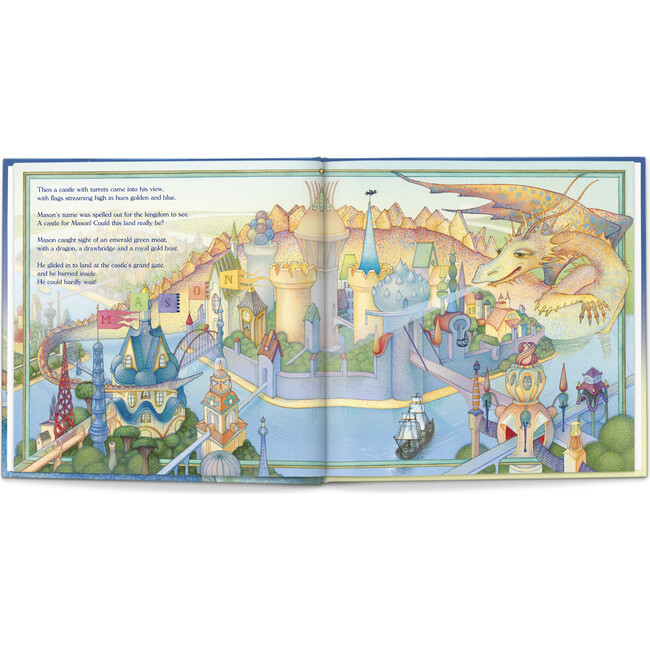 Royal Birthday Dragon Adventure Personalized Book - Books - 2