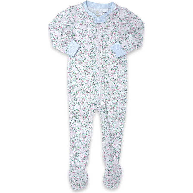 Once Upon A Time Belle Bunny Floral Footie, Pink