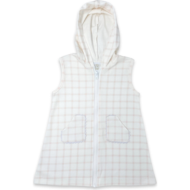 Oh Hey Vacay Windowpane Cover-Up, Wilmington Pink