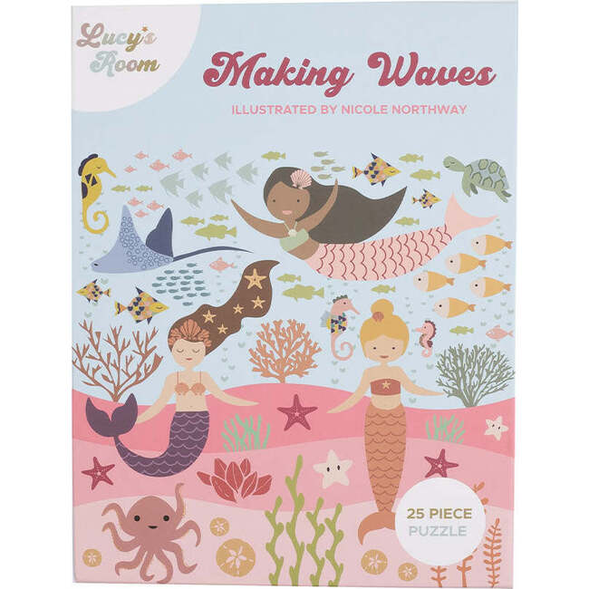 Lucy's Room Making Waves Mermaids Puzzle