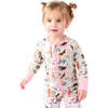 Making Waves Mermaids Bamboo Convertible Baby Pajama - Pajamas - 3