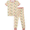 Egg Hunt Easter Two-Piece Bamboo Short Sleeve Kids Pajama Pants Set - Pajamas - 1 - thumbnail