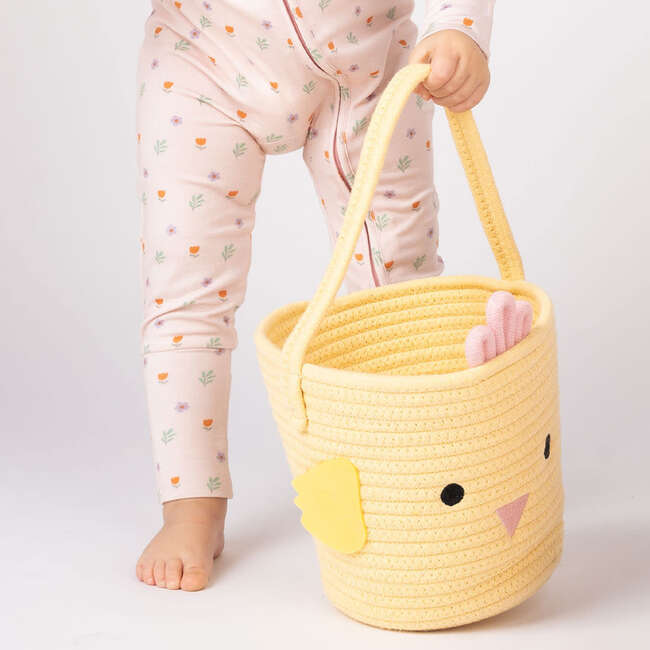 Lucy's Room Yellow Chick Rope Easter Basket - Easter Baskets - 3