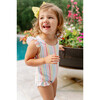 Lottie Striped Swimsuit, Rainbow - One Pieces - 4