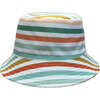 Beach Day and Coral Stripes Reversible Bucket Hat - Hats - 2