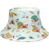 Beach Day and Coral Stripes Reversible Bucket Hat - Hats - 3