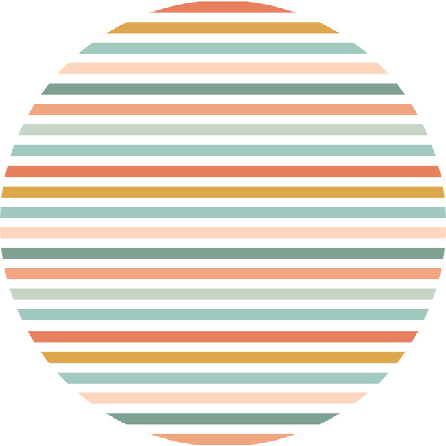 Beach Day and Coral Stripes Reversible Bucket Hat - Hats - 5