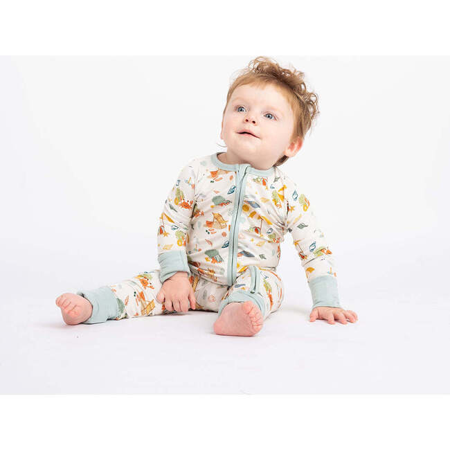 Beach Day Bamboo Convertible Baby Pajama - Pajamas - 2