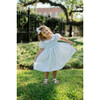 Kelli Windowpane Dress, Woodford Blue - Dresses - 3