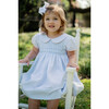 Kelli Windowpane Dress, Woodford Blue - Dresses - 7