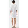 Women's Maude Baloon Sleeve Mini Dress, White - Dresses - 3