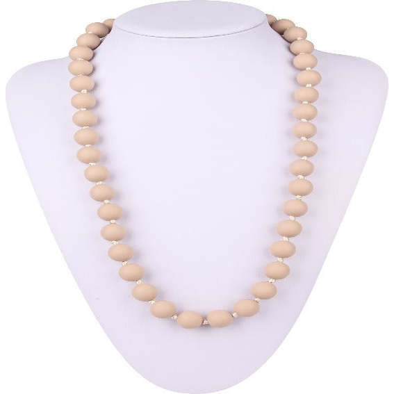 Silicone Teething Necklace, Sand